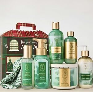 NEW Bath and Body Works Eucalyptus Spearmint 7 Piece Bundle Gift Set